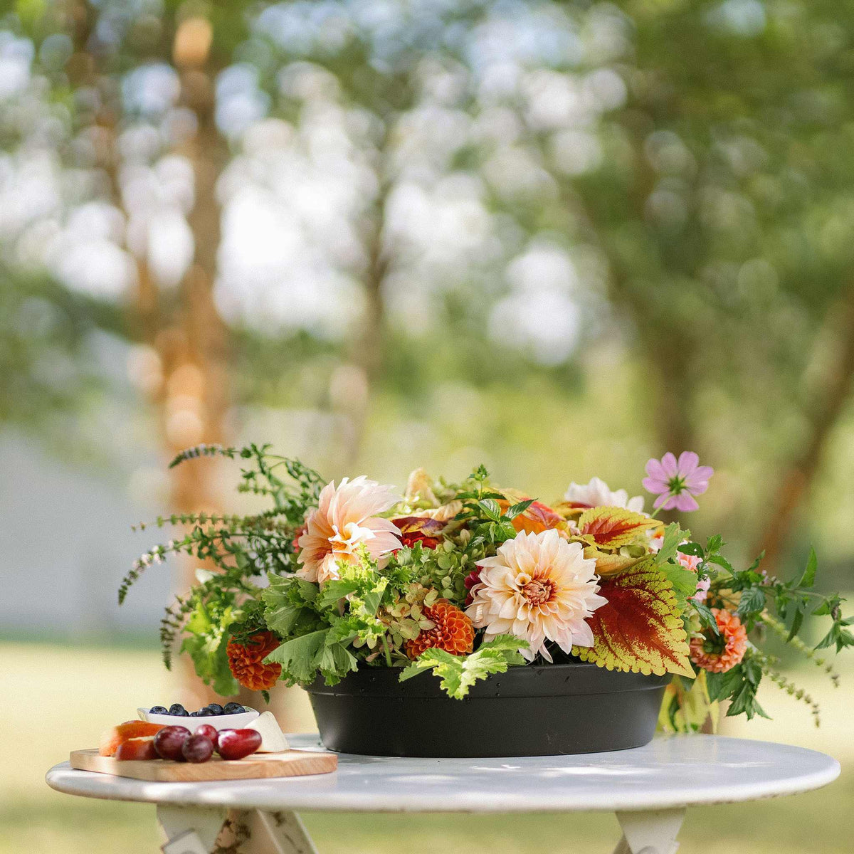 Black 10" Garden Tray lifestyle