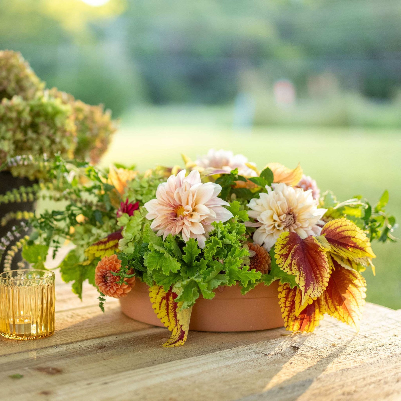 Clay 10" Garden Tray lifestyle