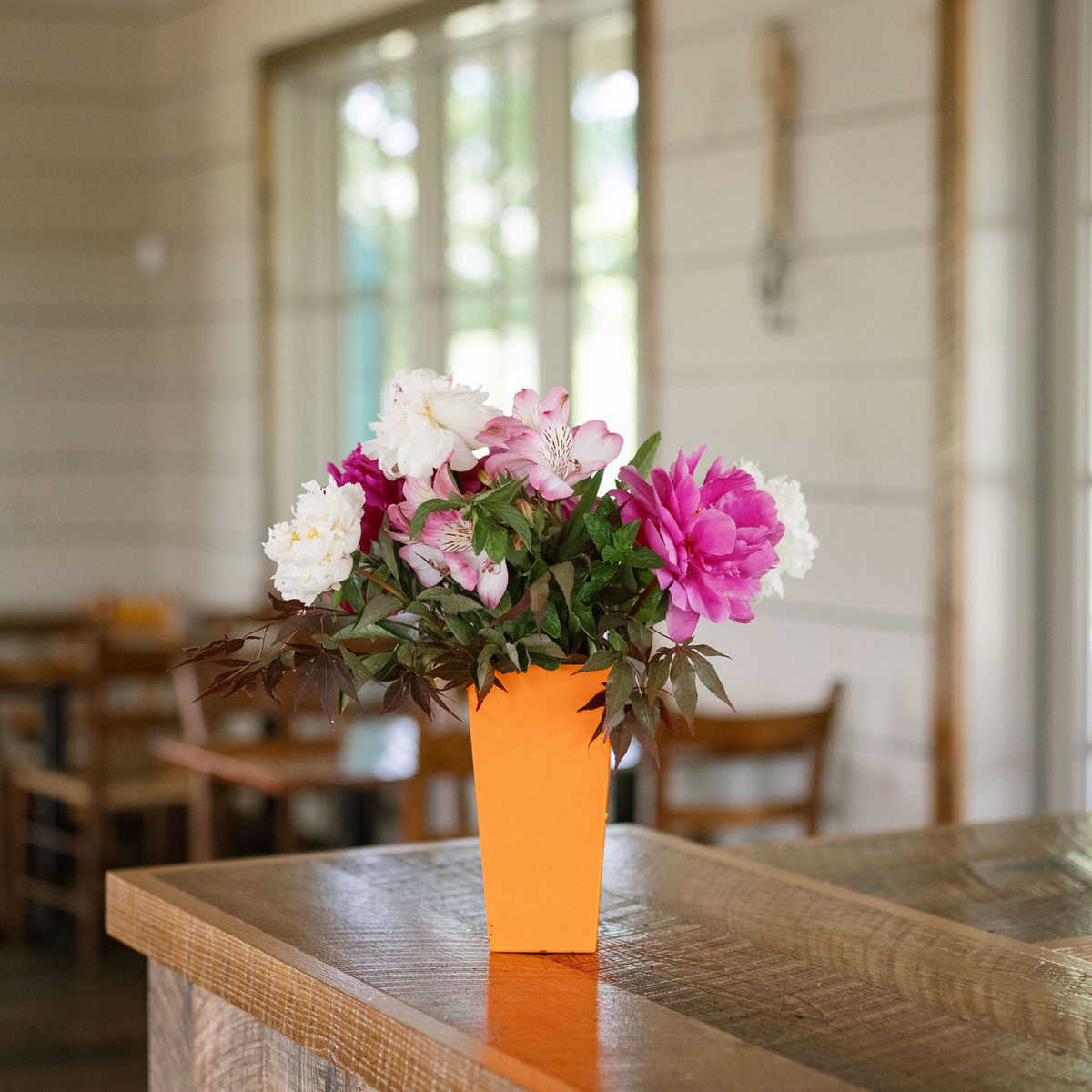 Tall Tapered Vase 320 orange