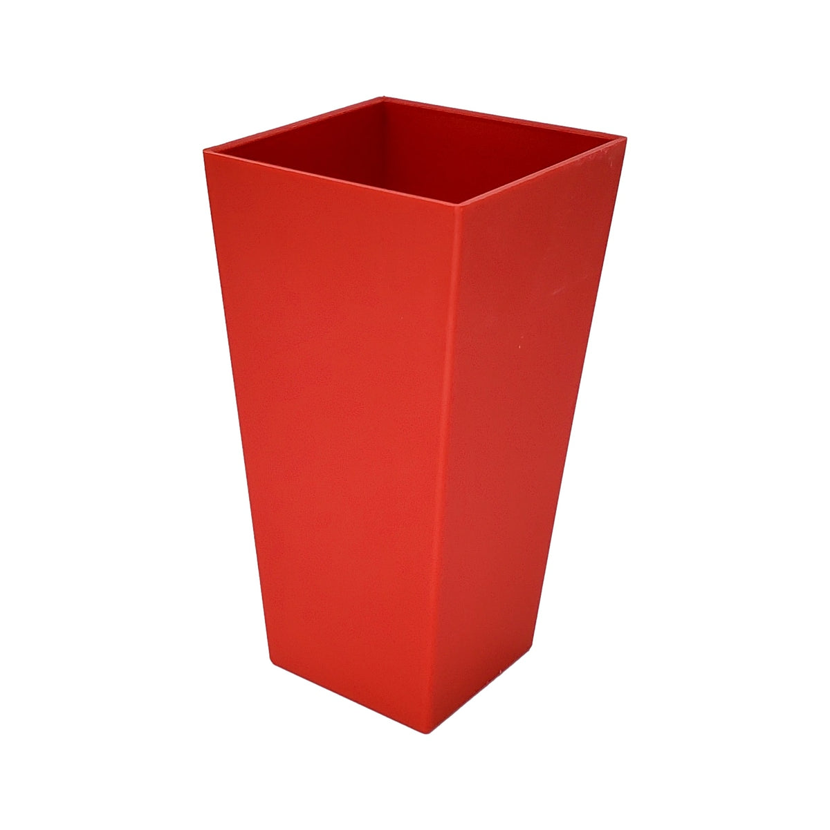 Tall Tapered Vase in holiday red